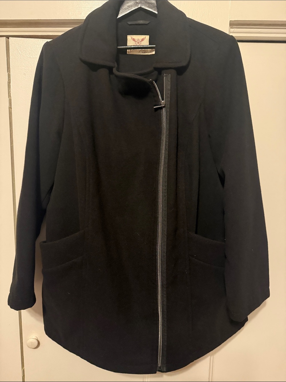 Excellent condition black dress coat